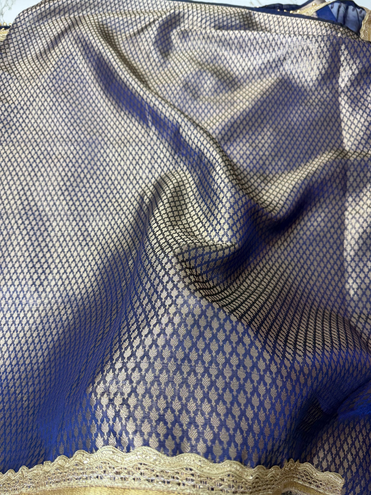 Banarasi Soft Tissue Silk Saree With Ghunghroo Work