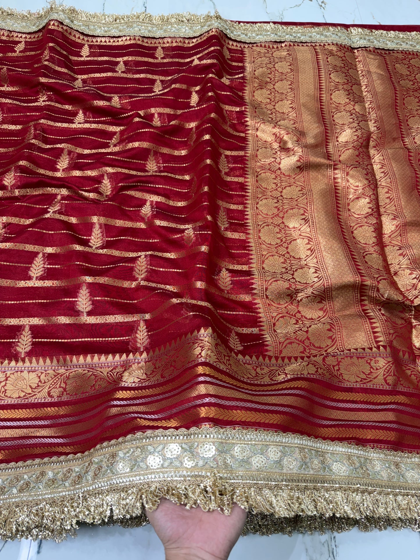 Banarasi soft warm silk saree