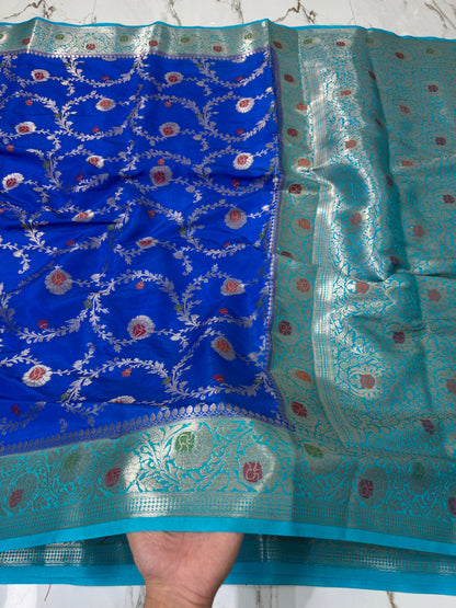 Banarasi Soft Semi Georgette Silk Saree