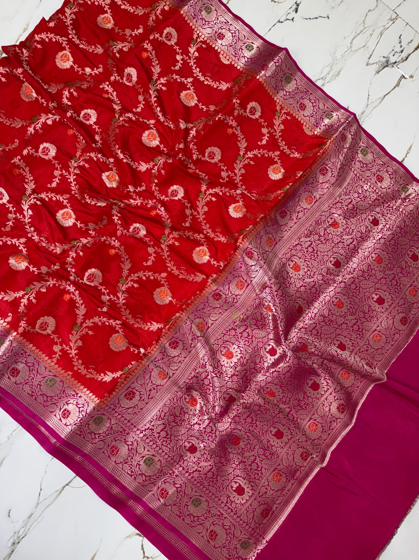 Banarasi Soft Semi Georgette Silk Saree
