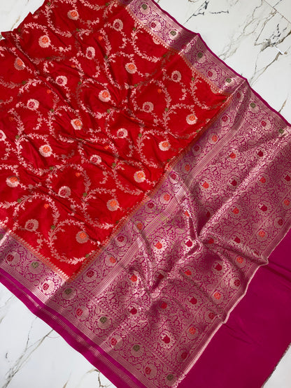 Banarasi Soft Semi Georgette Silk Saree
