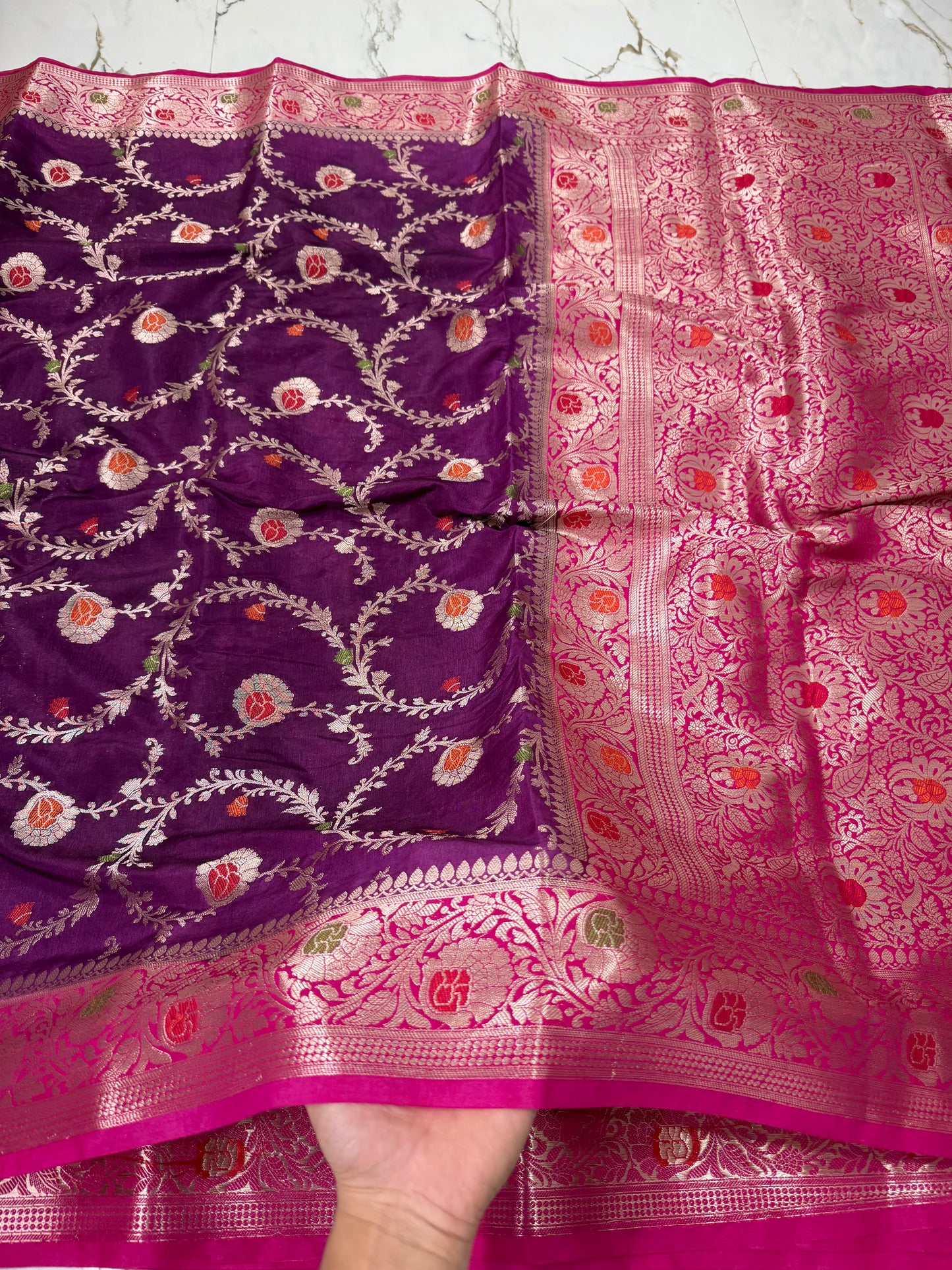 Banarasi Soft Semi Georgette Silk Saree
