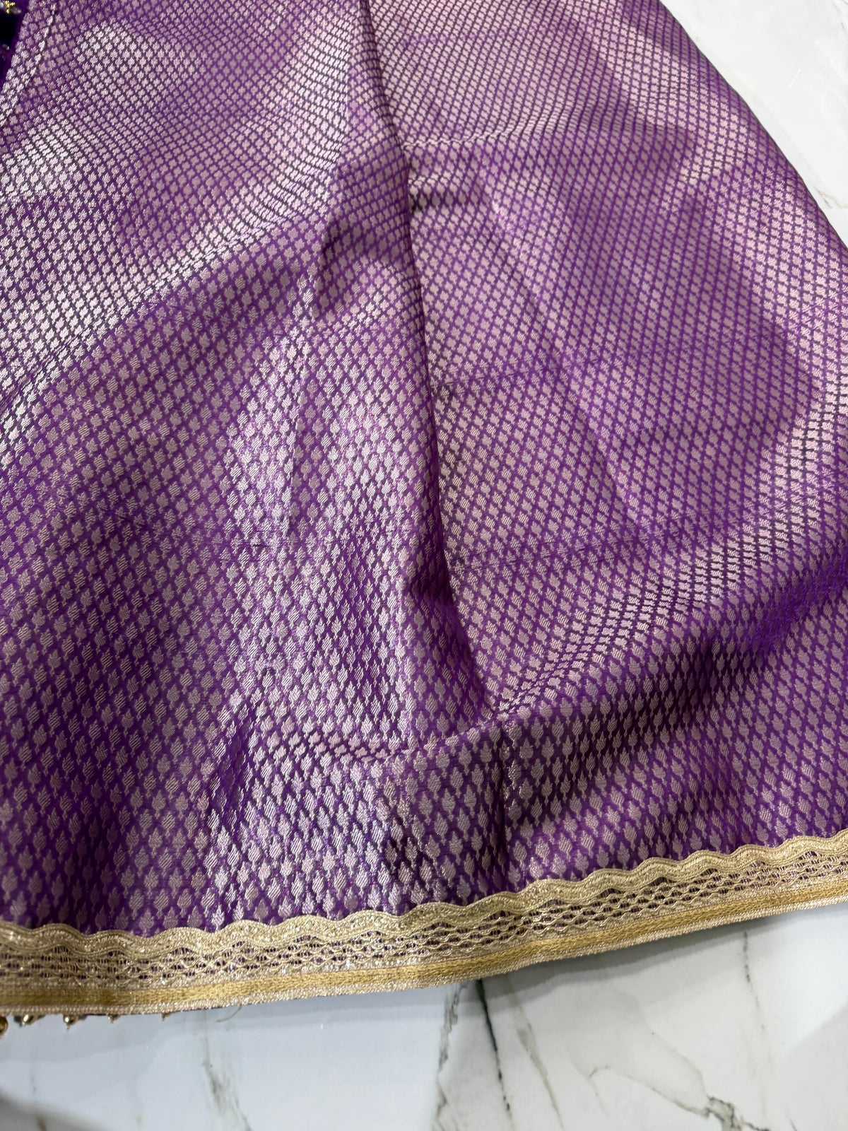 Banarasi Soft Tissue Silk Saree With Mirror And Ghunghroo Work