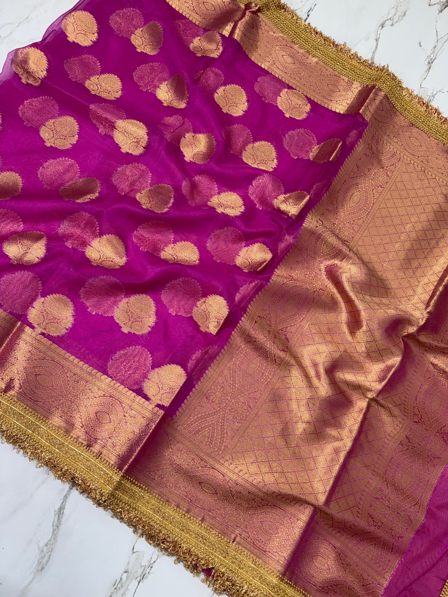 Banarasi soft Kora silk saree