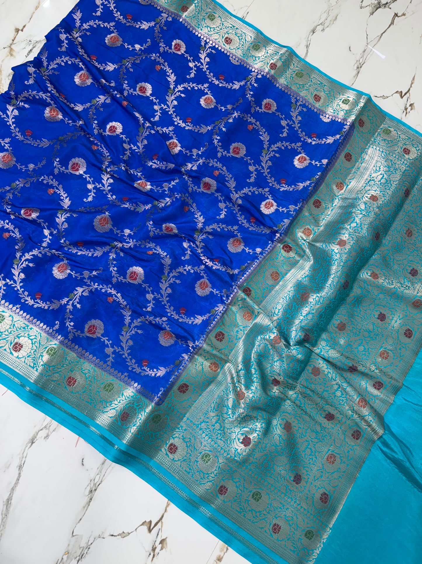 Banarasi Soft Semi Georgette Silk Saree