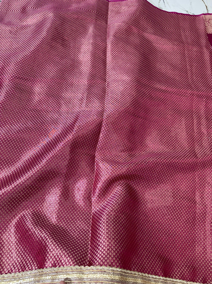 Banarasi Soft Tissue Silk Saree With Mirror And Ghunghroo Work