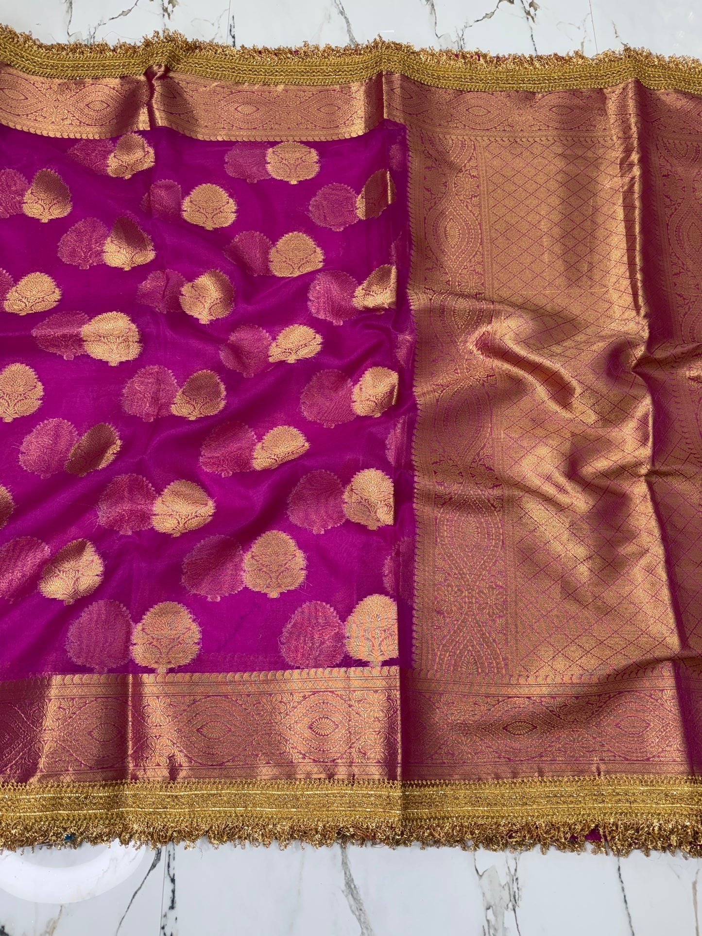 Banarasi soft Kora silk saree