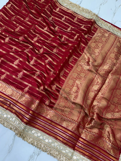 Banarasi soft warm silk saree