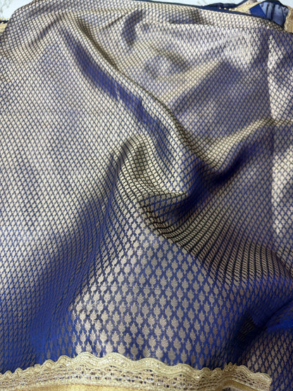Banarasi Soft Tissue Silk Saree With Ghunghroo Work