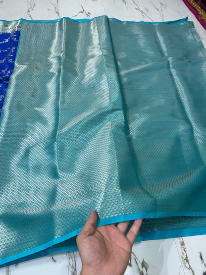 Banarasi Soft Semi Georgette Silk Saree