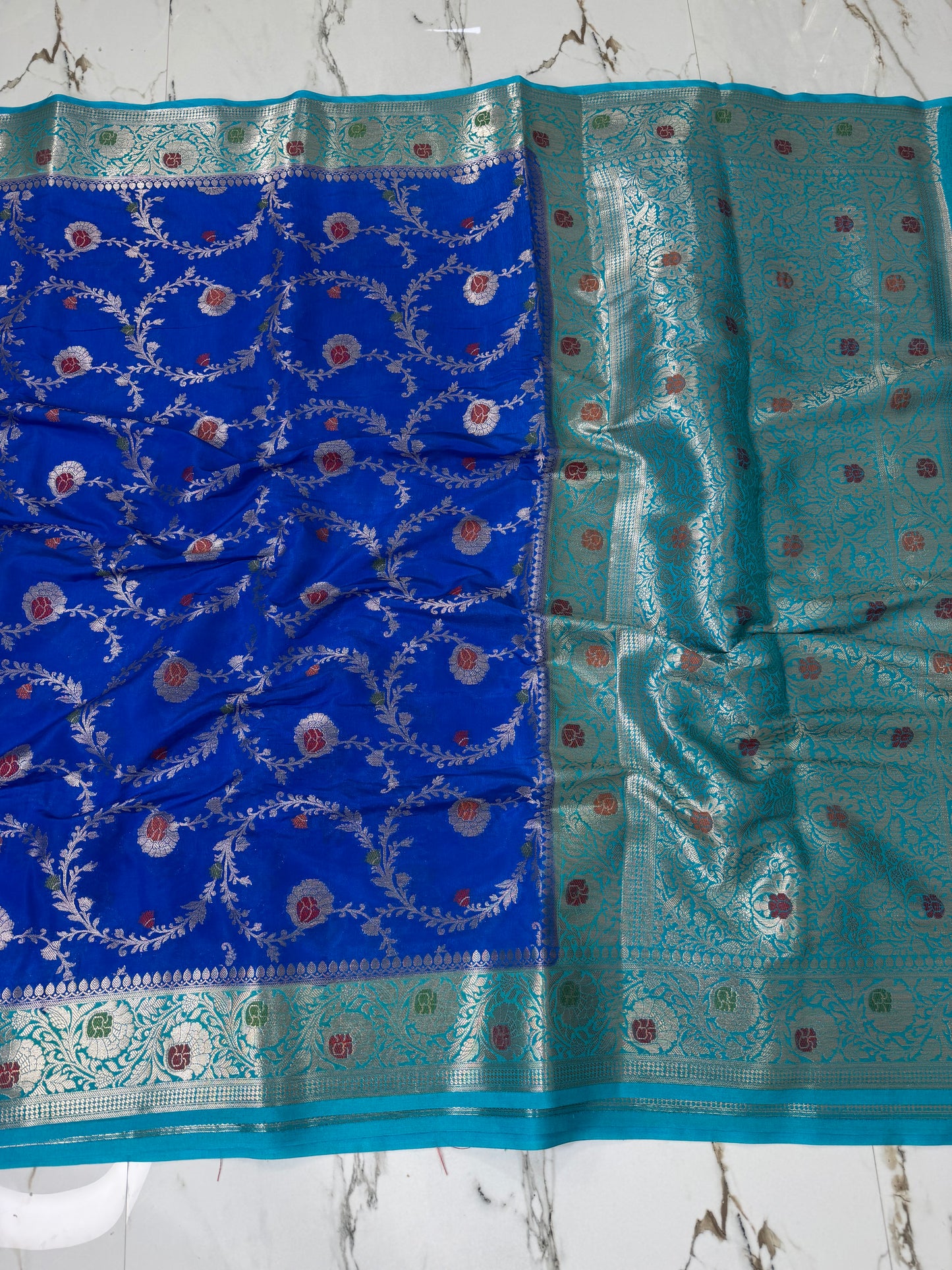 Banarasi Soft Semi Georgette Silk Saree