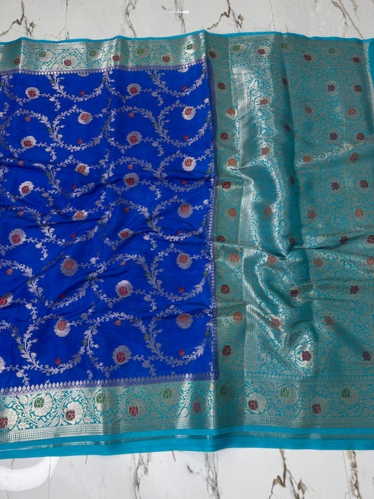 Banarasi Soft Semi Georgette Silk Saree