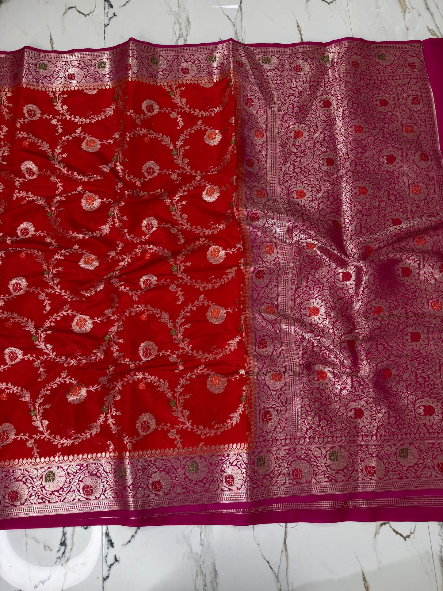 Banarasi Soft Semi Georgette Silk Saree