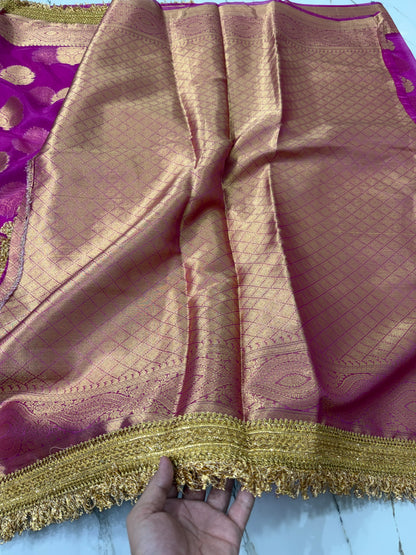 Banarasi soft Kora silk saree