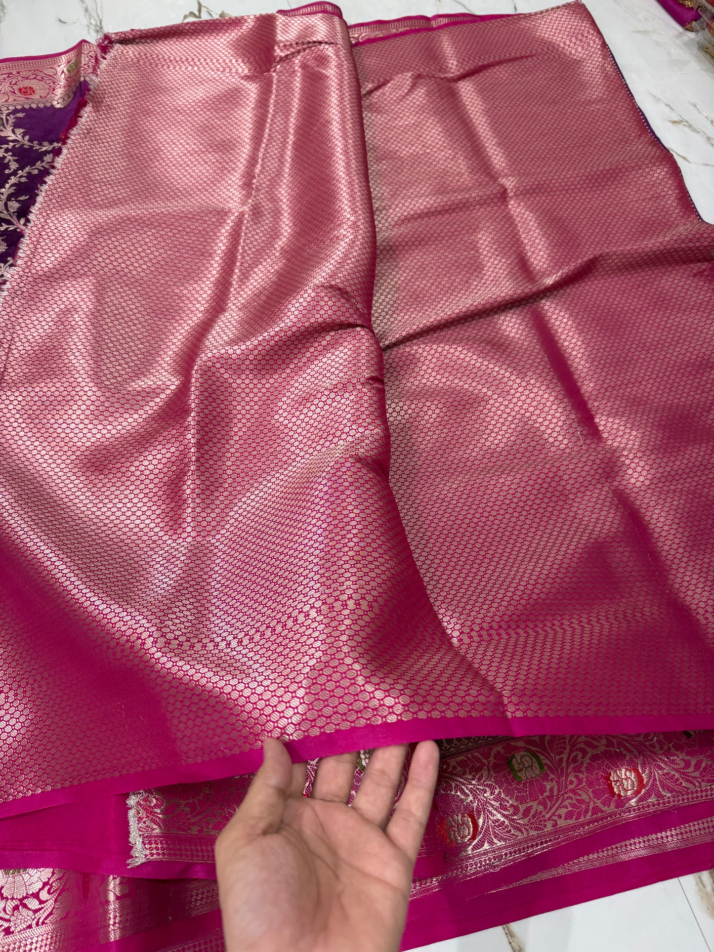 Banarasi Soft Semi Georgette Silk Saree