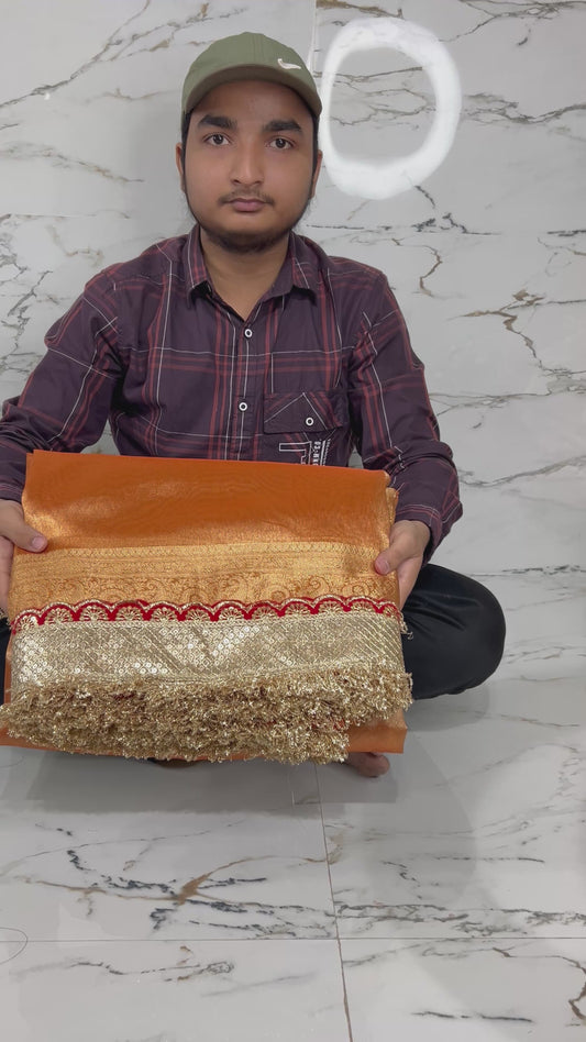 Banarasi Handloom Soft Tissue Silk Saree
