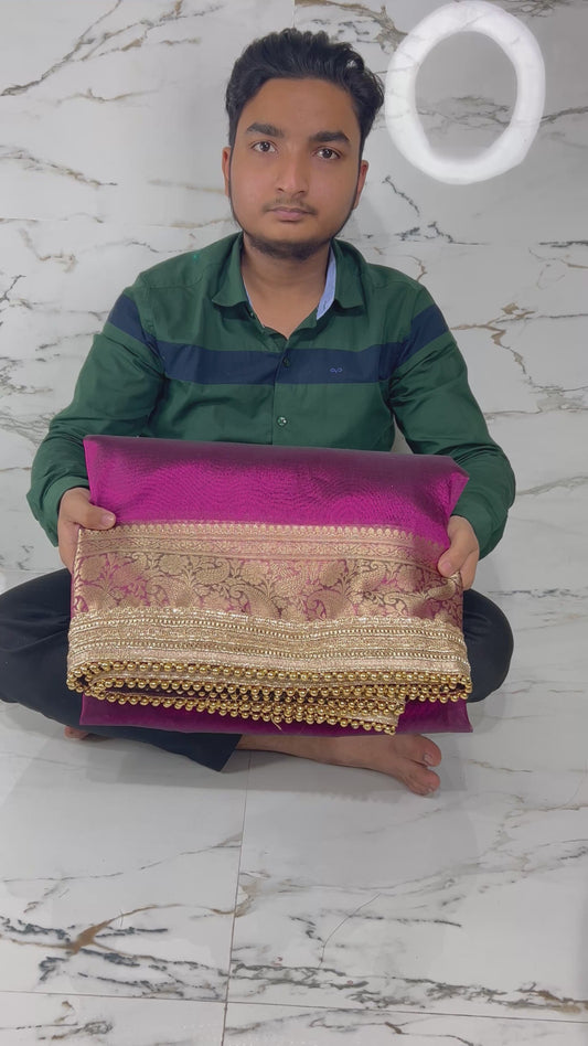 Banarasi Handloom Soft Tissue Silk Saree