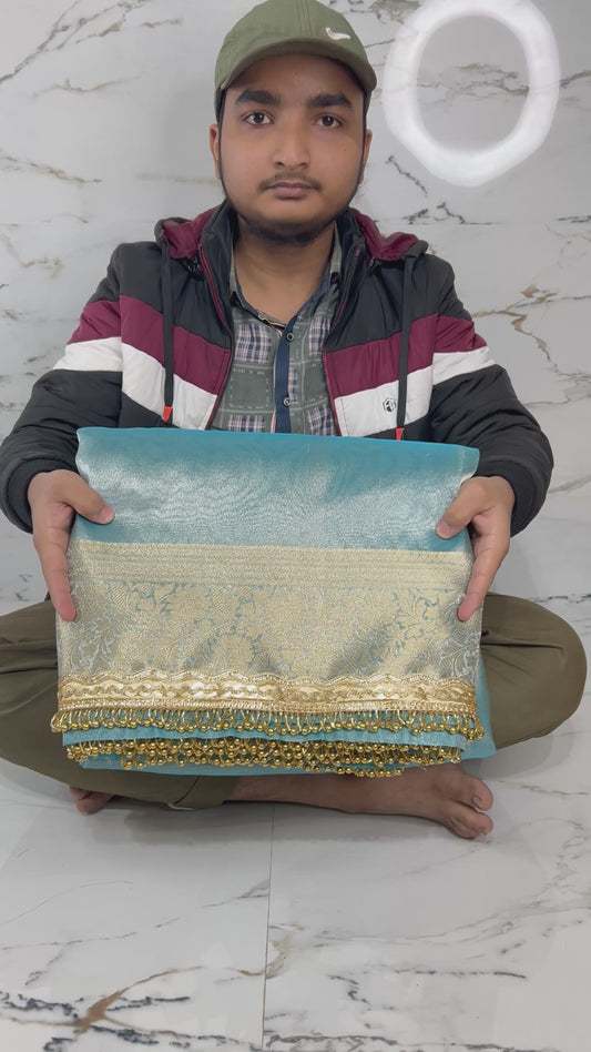 Banarasi Handloom Soft Tissue Silk Saree