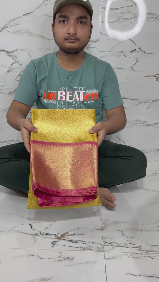 Banarasi Handloom Soft Tissue Silk Saree