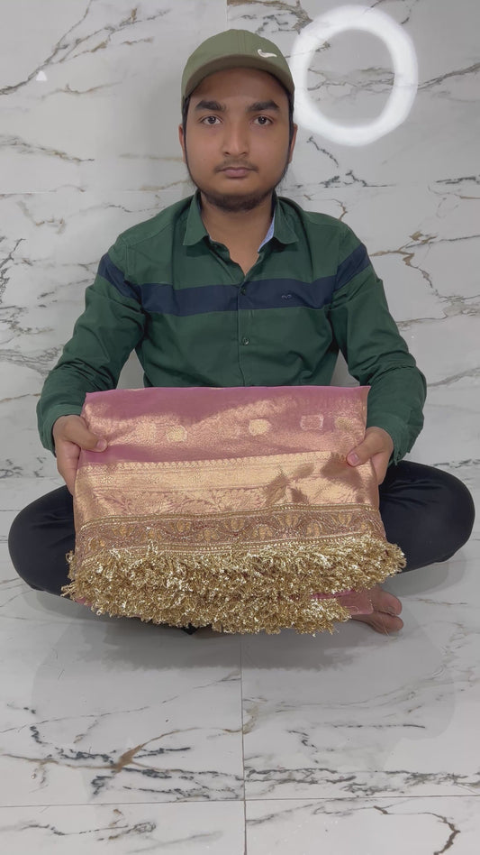 Banarasi Handloom Soft Tissue Silk Saree