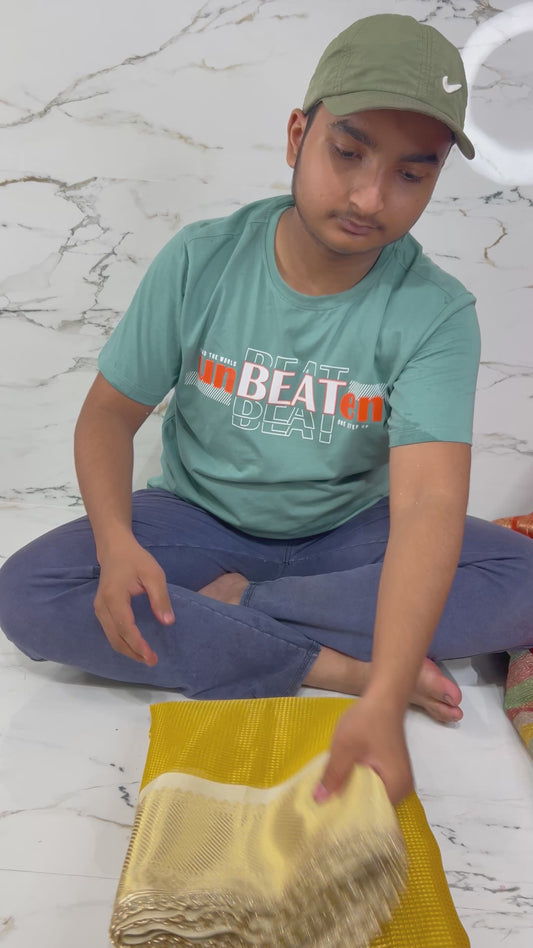 Banarasi Handloom Soft Tissue Silk Saree