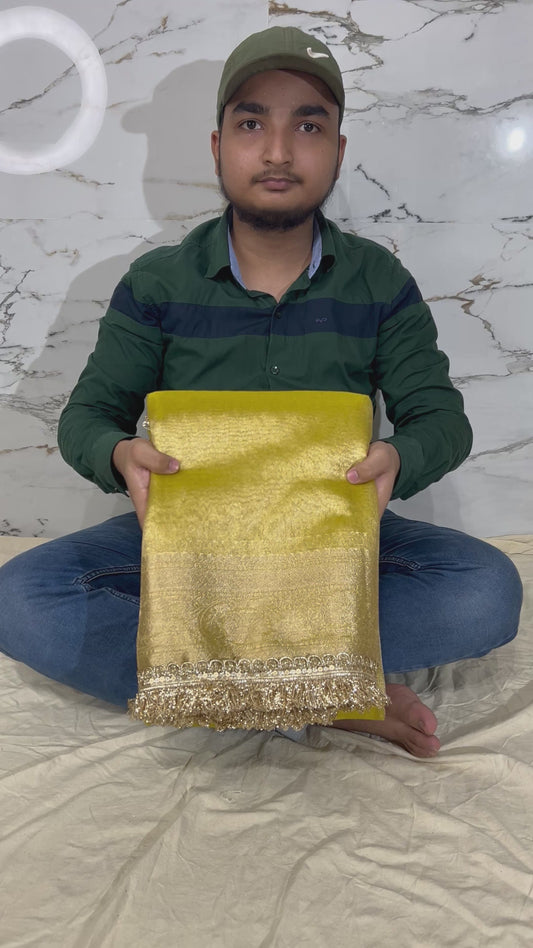 Banarasi Handloom Soft Tissue Silk Saree