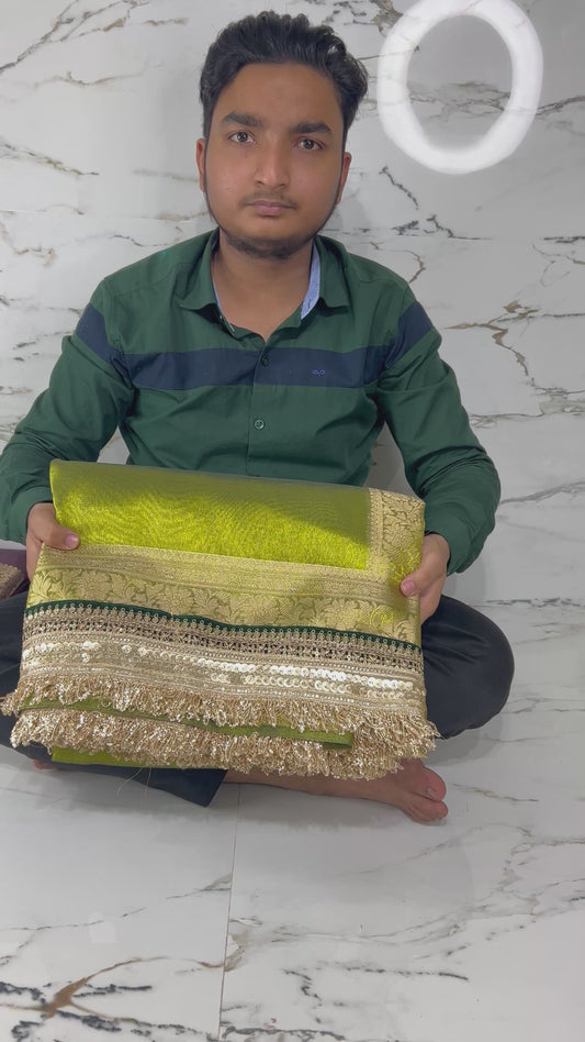 Banarasi Handloom Soft Tissue Silk Saree