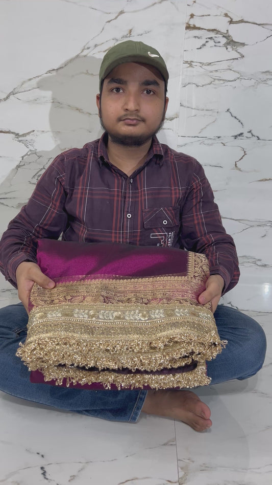 Banarasi Handloom Soft Tissue Silk Saree