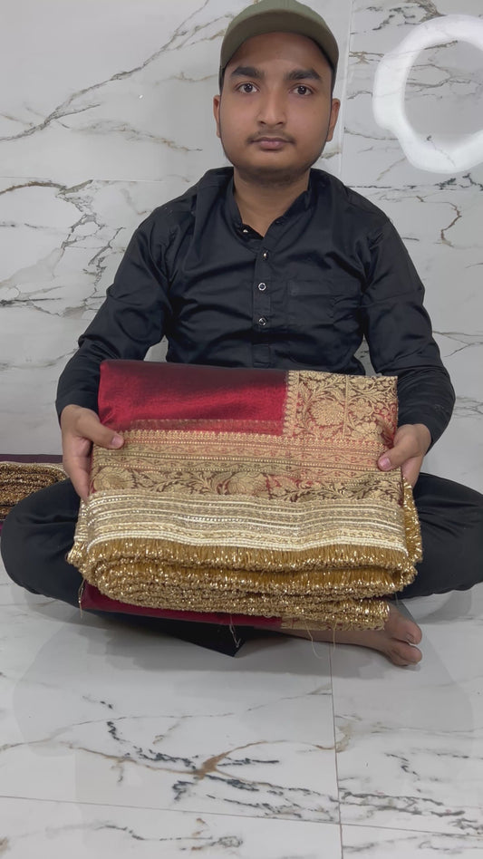 Banarasi Handloom Soft Tissue Silk Saree