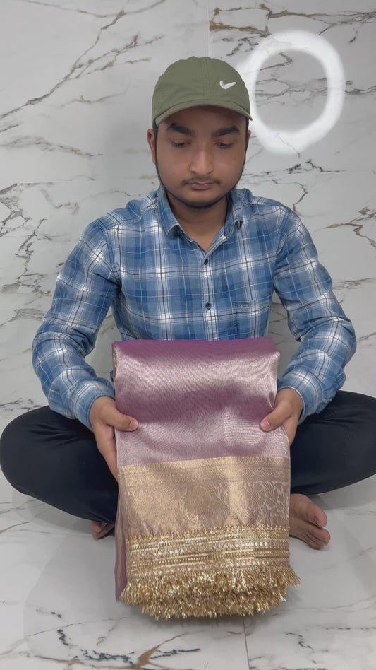 Banarasi Handloom Soft Tissue Silk Saree