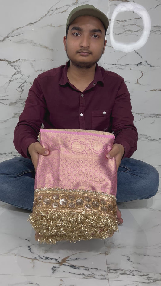 Banarasi Handloom Soft Tissue Silk Saree