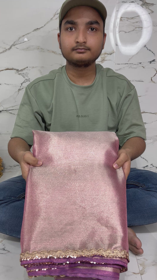 Banarasi Handloom Soft Tissue Silk Saree