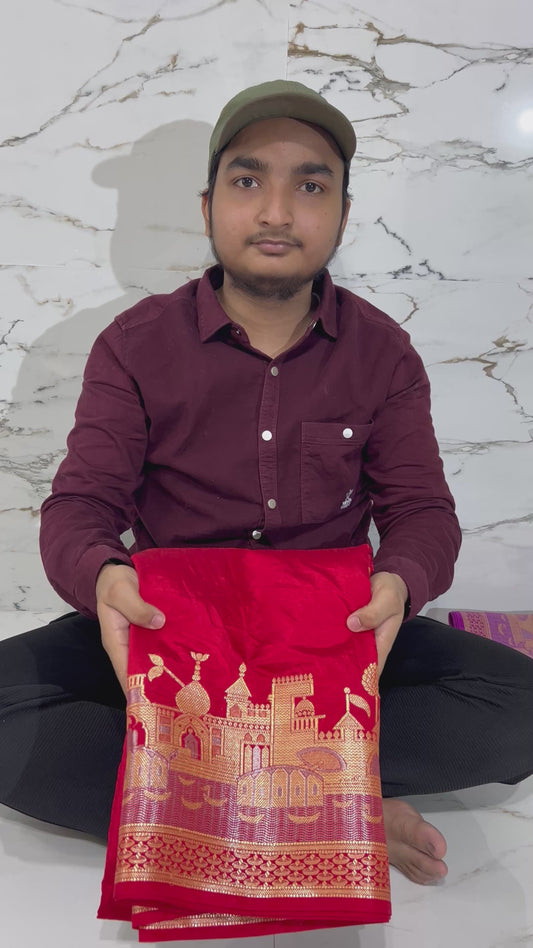 Banarasi Handloom Soft Silk Saree