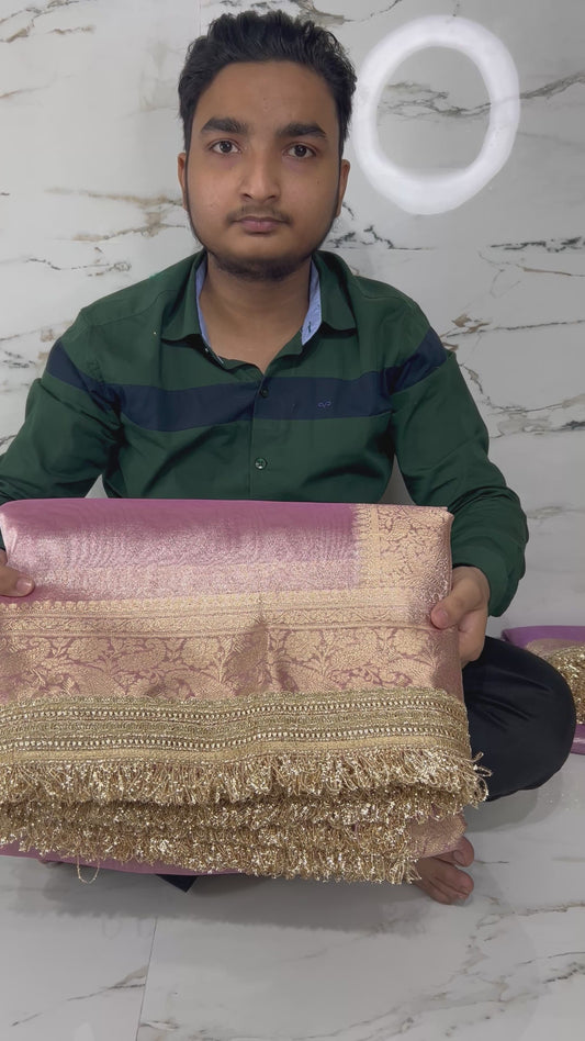 Banarasi Handloom Soft Tissue Silk Saree