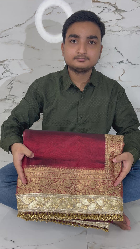 Banarasi Soft Tissue Silk Saree