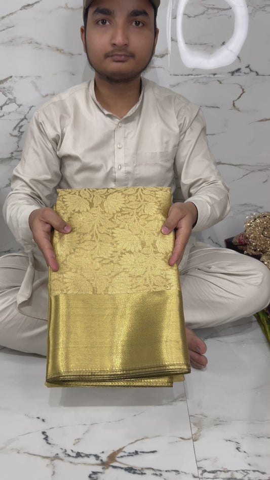 Banarasi Handloom Soft Tissue Silk Saree