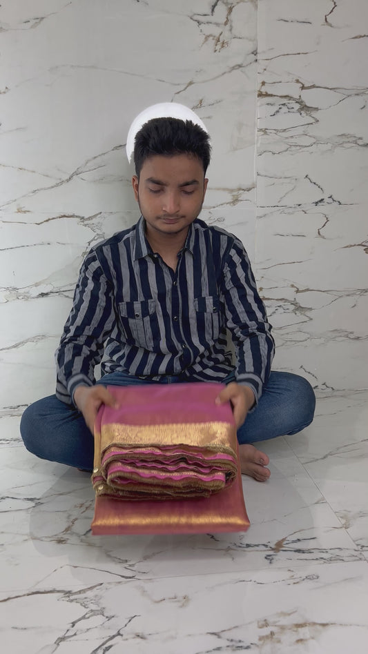 Banarasi Handloom Soft Tissue Silk Saree