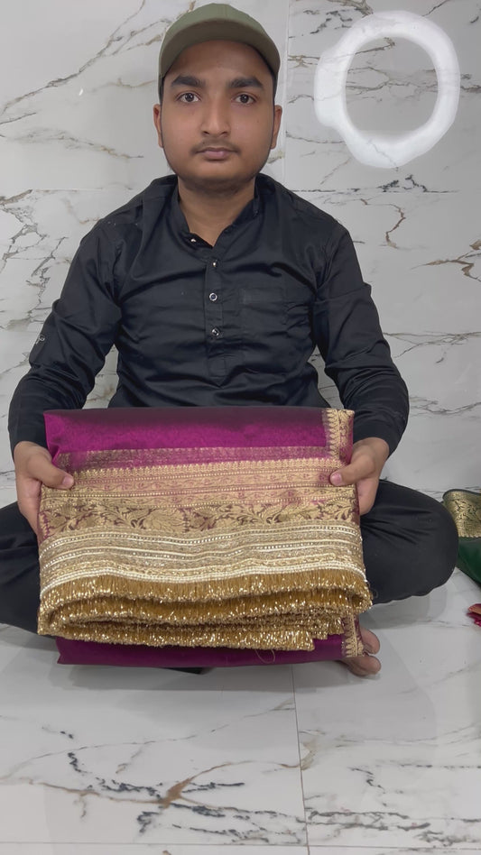 Banarasi Handloom Soft Tissue Silk Saree