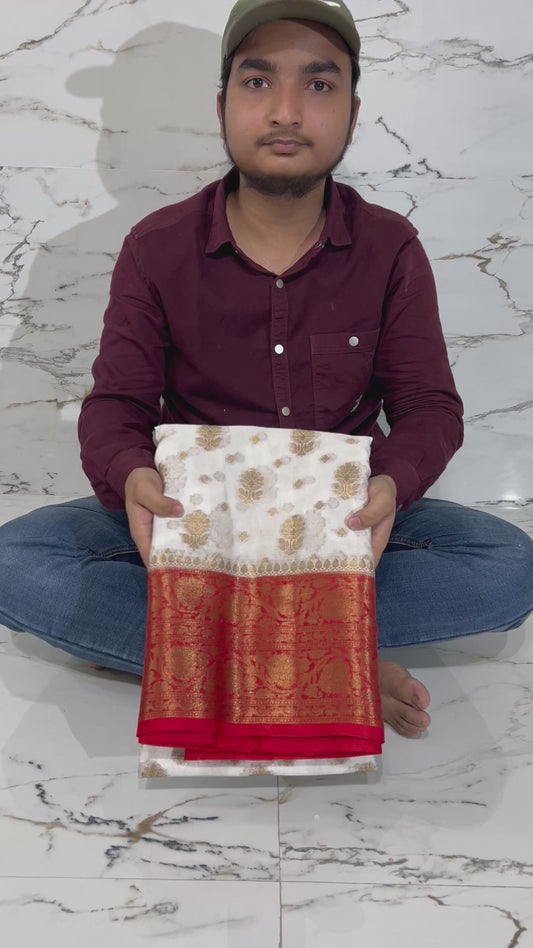 Banarasi Handloom Soft Warm Silk Saree