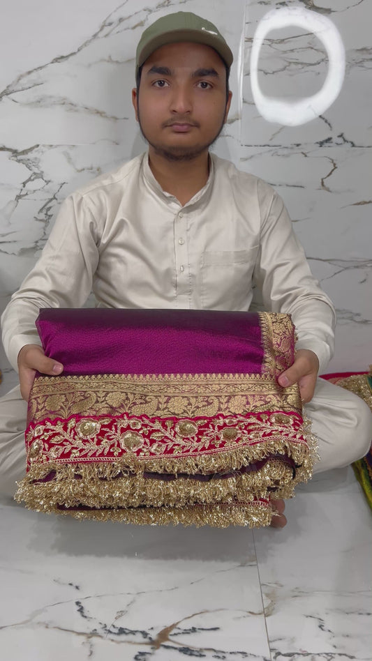 Banarasi Handloom Soft Tissue Silk Saree
