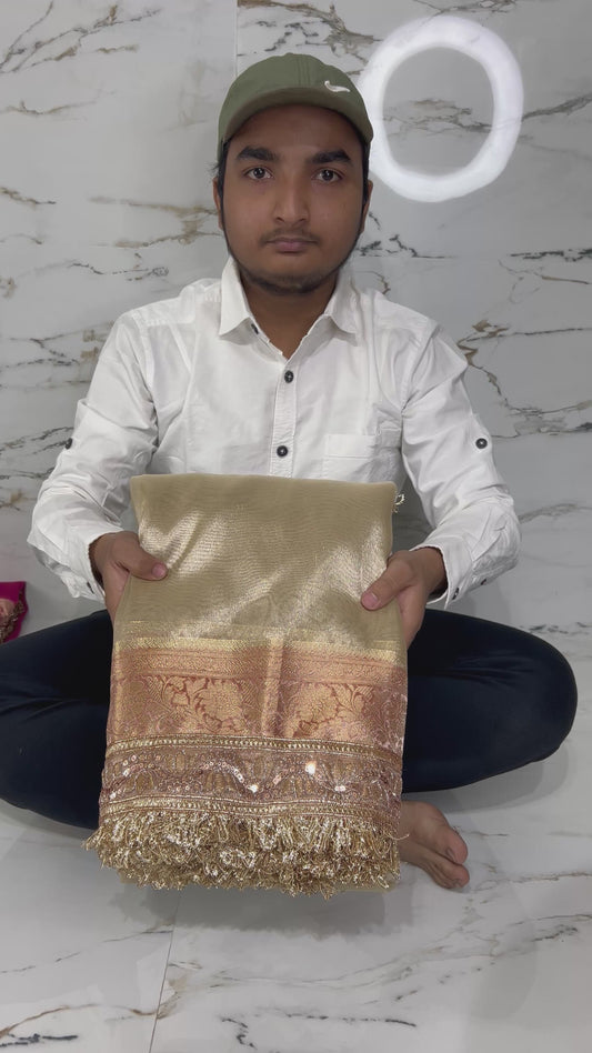 Banarasi Handloom Soft Tissue Silk Saree