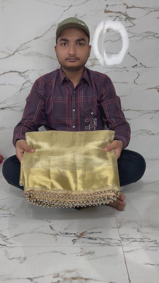 Banarasi Handloom Soft Tissue Silk Saree