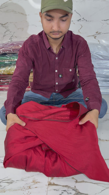 Banarasi Soft Tissue Silk Saree With Mirror And Ghunghroo Work