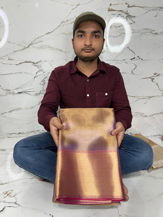 Banarasi Handloom Soft Tissue Silk Saree