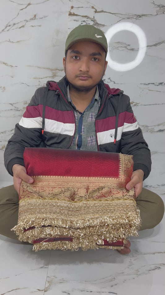 Banarasi Handloom Soft Tissue Silk Saree