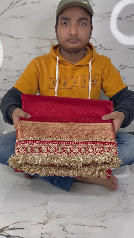 Banarasi Handloom Soft Tissue Silk Saree
