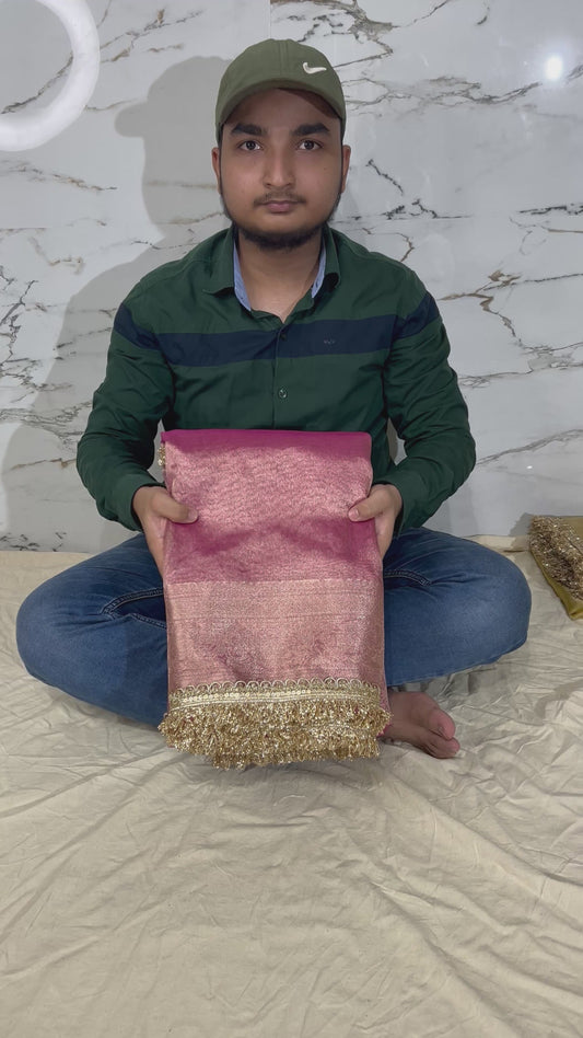 Banarasi Handloom Soft Tissue Silk Saree