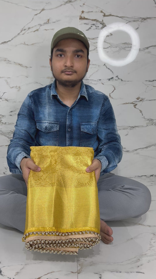 Banarasi Handloom Soft Tissue Silk Saree