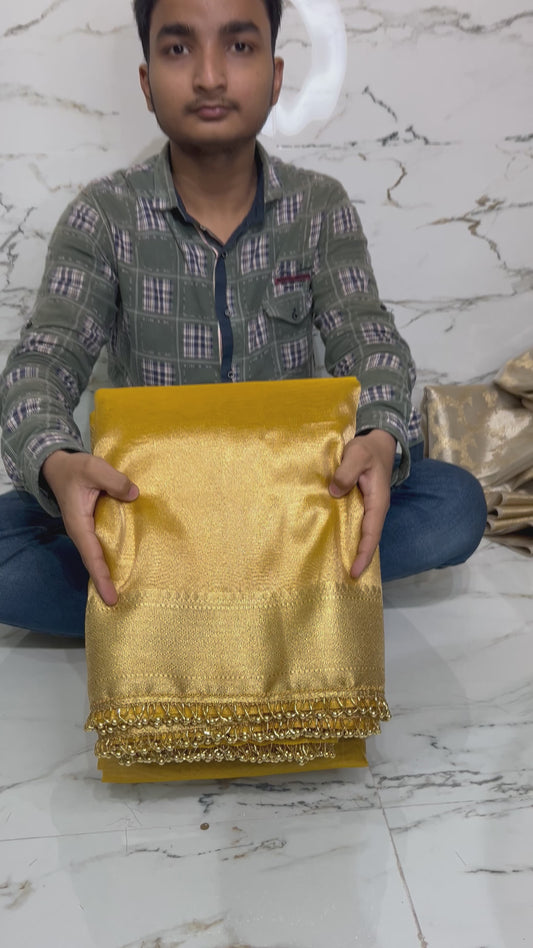 Banarasi Handloom Soft Tissue Silk Saree