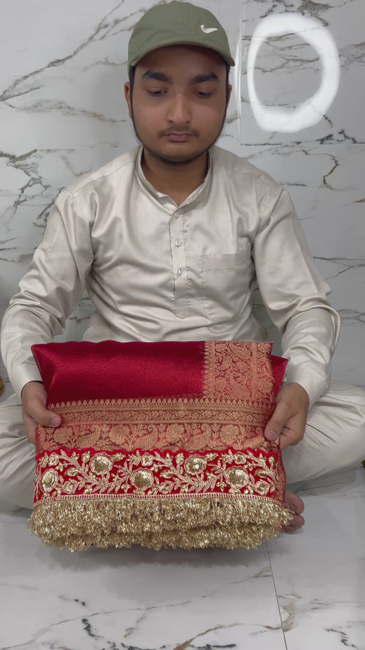 Banarasi Handloom Soft Tissue Silk Saree